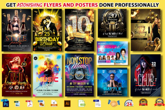 do church, halloween, club, marketing, business or product flyer design