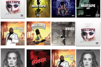 do cool mixtape and album cover and cd covers