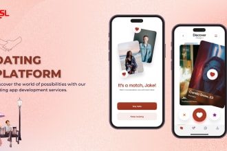 develop dating app like tinder, hangout app, chat app, social media, video chat