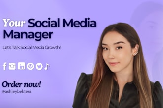 be your social media manager, plus bonus