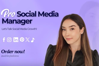 be your social media manager, plus bonus