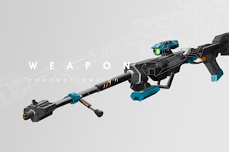 draw mecha helmet, weapon, armor concept