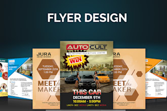 create custom flyer design brochure design in 24hrs