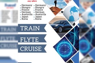 design a flyer, brochure, poster for your business promotion