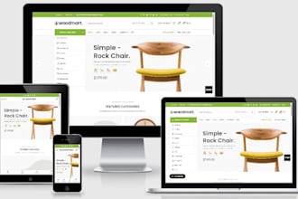 create responsive e commerce website