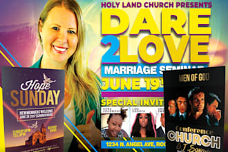 do for christmas church easter event community party flyer
