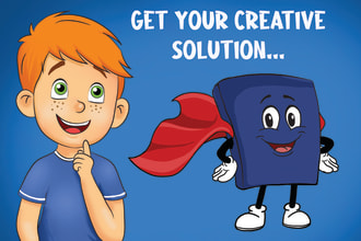 draw any cartoon character, cartoon object, or mascot illustration
