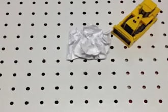 make a stop motion video with your logo balled up