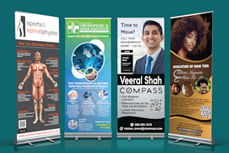 do roll up banner, retractable, pull up, roller banner, trade show booth design