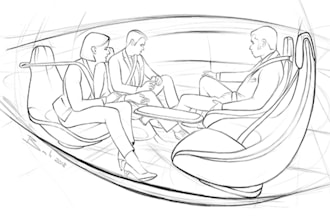 do drawings or sketches after photos