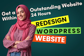 customize, update, clone, build or redesign, wordpress website design elementor