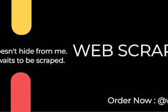 do web crawling,web scraping and  data mining