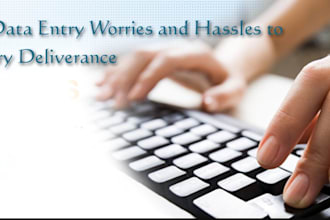 do data entry work, blog submissions, presentations