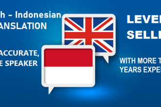 translate 1k english words into bahasa indonesia in 24h