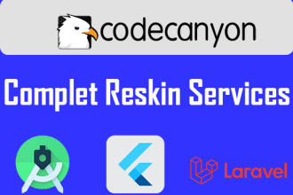 edit or reskin your codecanyon app