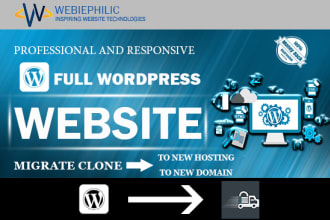 do wordpress clone, copy or transfer your wordpress website