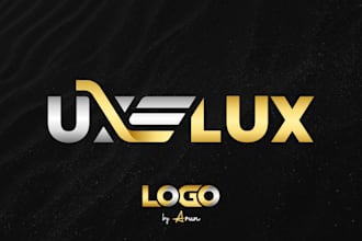 create modern luxury logo design