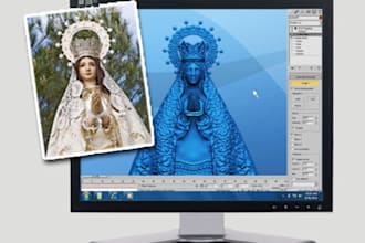 modelling, Prototyping, Engraving, Sculpture, 3D Printing