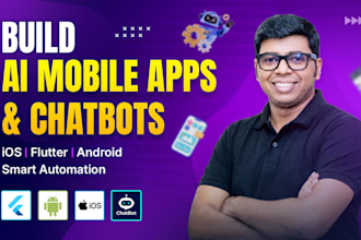 do ai mobile app development, ai chatbot, ios app, flutter app development