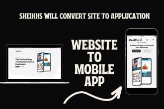 convert your website into an ios and android app