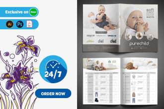 design one page flyer, sell sheet, product catalog, price list