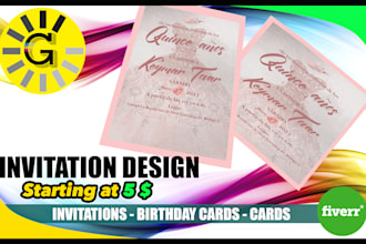 design a creative invitation card