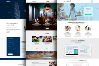 design wordpress landing or squeeze page