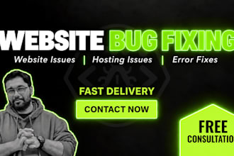 bug fix and customize  wordpress site