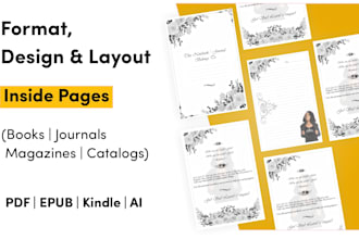design your journal, notebook, planner,  tracker and workbook