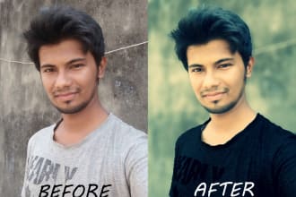 give your image after effect with backgroud
