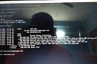 execute the task using only command prompt