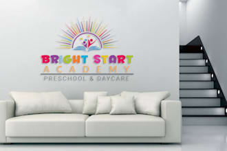 design flat, minimalist and modern logo