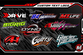 design automotive and racing logo