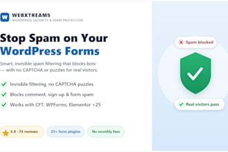 block wordpress form and comment spam, no captcha needed