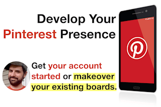 get your website set up or started on pinterest