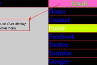 create a Drop Down Menu for Blogger/web