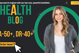 do guest post in da 50 health blog