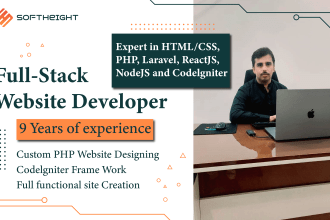 make a website using PHP laravel and API expert