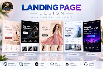 create a high converting landing page, squeeze page or sales page