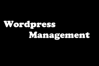 install and manage your wordpress website