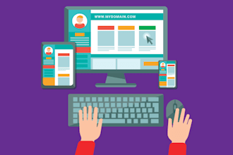 create a complete responsive wordpress website