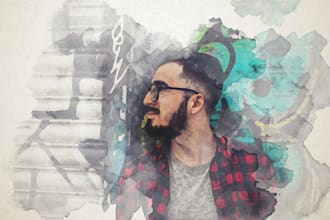 convert your photo into a nice water color painting