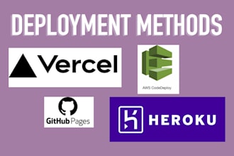 deploy your web applications to heroku and AWS