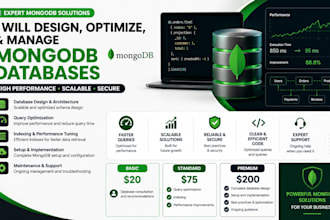 design, optimize, and manage mongodb databases