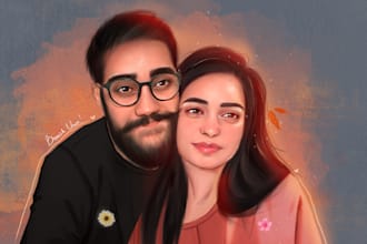 create a digital portrait