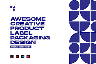 design creative label and packaging
