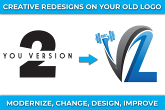 redesign, modernize, change your logo