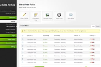 make admin panel in php