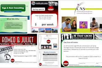 design a clean and professional powerpoint presentation for your business