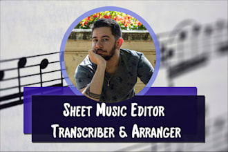 transcribe your song to sheet music, tabs or chords